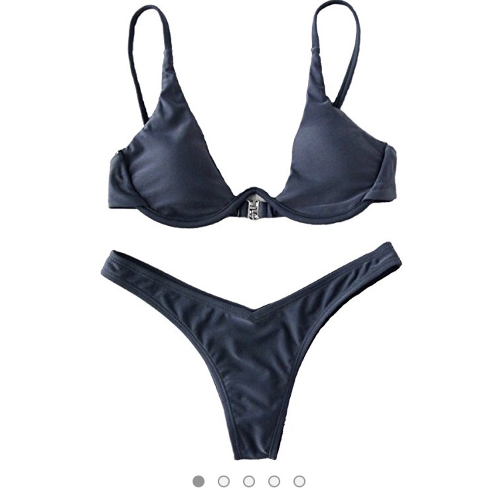 Grey Underwire Bikini